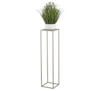 HowHomely Flower Stand Metal Beige 100 cm High - Solid and Robust Metal Flower Stool - Plant Stand for Decoration in Living Room, Bedroom or Office
