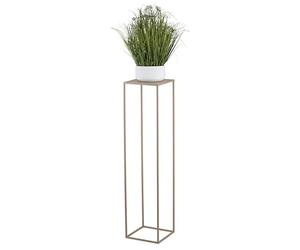 HowHomely Flower Stand Metal Beige 100 cm High - Solid and Robust Metal Flower Stool - Plant Stand for Decoration in Living Room, Bedroom or Office