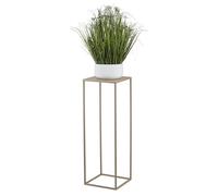 HowHomely Flower Stand Metal Beige 70 cm High - Solid and Robust Metal Flower Stool - Plant Stand for Decoration in Living Room, Bedroom or Office