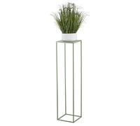 HowHomely Flower Stand Metal Green 100 cm High - Solid and Robust Metal Flower Stool - Plant Stand for Decoration in Living Room, Bedroom or Office