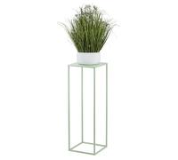 HowHomely Metal Flower Stand, Green Blue, 70 cm High, Solid and Robust Metal Flower Stool, Plant Stand for Decoration in Living Room, Bedroom or Office