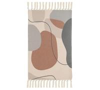 HowHomely Rug 50 x 80 cm Geometric Design Boho with Fringe Abstract Pattern Nature Living Room Bedroom Hallway Decorative Soft