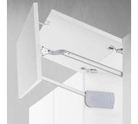 HOWHY Vertical Lift Cabinet Door Hinge ，Bifold Cabinet Door Hinge with Hydraulic Buffer Support Rod Set for Furniture cabinets,Support Cabinet Door Lift and Stay