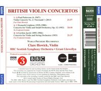 HOWICK/BBC SO/LLEWELYN - BRITISH VIOLIN CONCERTOS NEW CD