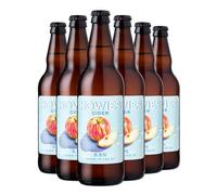 Howies 0.5% ABV Low Alcohol Cider | 6 x 500ml Glass Bottles | Premium Somerset Full Juice Craft Cider | Crisp Medium-Sweet Taste | Refreshing Apple Flavour | Alcohol-Free Alternative