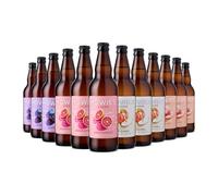Howies Cider Taster Bundle | Mixed Fruit & Original Cider Selection | Berry, Peach, Grapefruit & Apple | 12 x 500ml Bottles | British Craft Cider | From Sussex, England