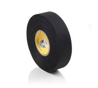 Howies Hockey - 1" Colored Cloth Stick or Clear Shin Pad Tape- 1 Pack - Strong Grip, Long-Lasting Adhesive Stick Tape for Hockey, Lacrosse, Baseball - Professional Quality (Black)
