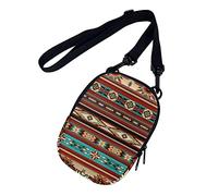Howilath Aztec Ethnic Tribal Shoulder Bag Lightweight Handbag Casual Cross Body Bag Mini Messenger Bag for Ladies Men