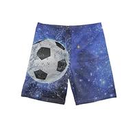 Howilath Boy Swim Trunks for Summer Beach 3D Water Soccer Print Kids Fashion Swimwear Children Football Design Boardshorts