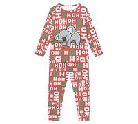 Howilath Christmas Outfits for Boys Girls Koala Long Sleeves Pajamas Suit Xmas Red Lounge Wear Casual Sleepwear for Kids,age 15-16