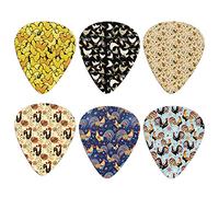 Howilath Guitar Plectrums ABS Pick Novelty Gift Cock Design for Electric, Acoustic,or Bass Guitar 0.96mm Harmony Picks Premium Plectrums