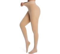 HOWIN Fleece Lined Tights for Women, Nude Thermal Tights,Thick Leggings, Warm Pantyhose for Winter