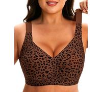 HOWIN Jelly Bras for Women Non Wired Seamless Gel Plus Size Push Up Bras