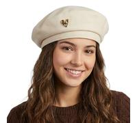 howkuhat Cotton Beret Hat Women Classic Solid Color Beret Cap French Beret | Adjustable Retro Daily Outdoor Travel Party Artists Hats for Spring Autumn
