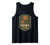 Howl at The Camp Wolf Moon Tank Top