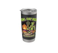 Howl-Iday Mode Werewolf Beach Bonfire Halloween Summer Stainless Steel Insulated Tumbler