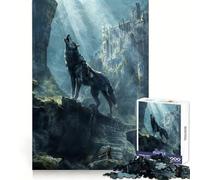 Howl of The Ancients 1000 Piece Jigsaw Puzzles for Adults Jigsaw Mental Boost Precise Edge Fun Challenge Xmas Idea (38x52cm)