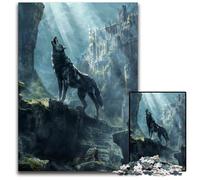 Howl of The Ancients Jigsaws 1000 Pieces for Adults Paper Jigsaw Puzzles for Teenagers Teens Ideal Birthday 1000 PCS(38x26cm)