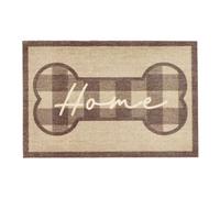 HOWLER & SCRATCH Patterned Nylon Pet Door Mat for Dogs and Cats, Washable Doormat, Hallway, Kitchen, Front door Plaid Home