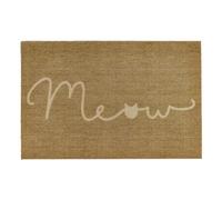 HOWLER & SCRATCH Patterned Nylon Pet Door Mat for Dogs and Cats, Washable Doormat, Hallway, Kitchen, Front door Meow