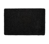 HOWLER & SCRATCH Shaggy Pet Washable Rug for Dogs & Cats, Deep Pile, for Living room, Bedroom, Hallway, Black 80x120cm