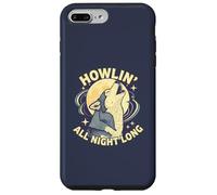 Howlin All Night Long Wolf Lover Night Animal Tee Case for iPhone 7 Plus/8 Plus