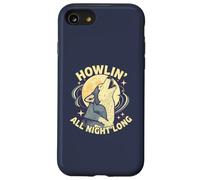 Howlin All Night Long Wolf Lover Night Animal Tee Case for iPhone SE (2020) / 7/8