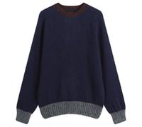 Howlin' Captain Harry Contrast Trim Jumper Navy