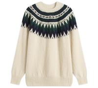 Howlin' Magician In The Mountain Fair Isle Jumper Ecru