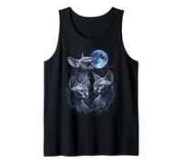 Howling At The Moon aSphynx Cat Tank Top
