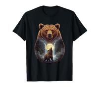 Howling At The Moon Bear, Grizzly Lover T-Shirt