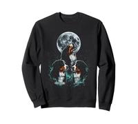 Howling At The Moon Bernese Mountain Dog Sweatshirt