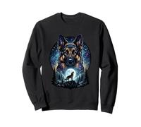 Howling At The Moon German Shepherd, Dog Lover Sweatshirt