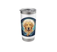 Howling At The Moon Labrador, Dog Lover Stainless Steel Insulated Tumbler