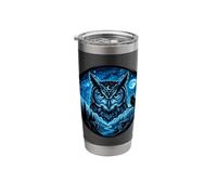 Howling At The Moon Owl Stainless Steel Insulated Tumbler