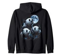 Howling At The Moon Panda Cub Zip Hoodie