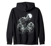 Howling At The Moon Rhino Zip Hoodie