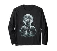 Howling At The Moon Sheepdogs Long Sleeve T-Shirt