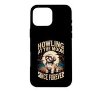 Howling at the Moon Since Forever Shih Tzu Dog Lover Case for iPhone 16 Pro Max