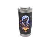 Howling At The Moon Three Australian Shepherd Stainless Steel Insulated Tumbler