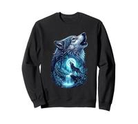 Howling At The Moon Wolf, Wolves Lover Sweatshirt
