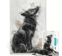 Howling Essence 1000 Piece Jigsaws for Teenagers Brain Calisthen Stress Less Pattern Assemble Home Art (50x75cm)