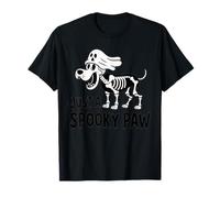 Howling Ghost Dog Shirt Skeleton Puppy Halloween Costume T-Shirt