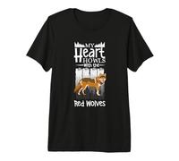 Howling of The Red Wolf Premium T-Shirt