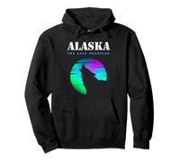 Howling Wolf Alaska Native American Alaska Tribal Art Pullover Hoodie