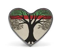 Howling Wolf Lapel Pin Cute Heart Brooch Badge Fashion Tie Tack Pin for Hats, Clothing, Bags Unique Accessories Gift for Men & Women, Tree of Life Palestinian Flag, Love form