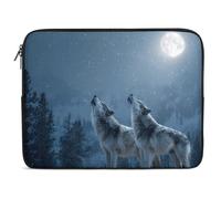 Howling Wolf Laptop Case Sleeve Bag 10inch Durable Shockproof Protective Computer Carrying Cover Briefcase