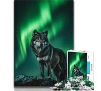 Howling Wolf Puzzles 1000 Pieces for Teenagers,Help The Brain Exercise Addictive Toys to Cultivate Patience Great Gift (75x50cm)