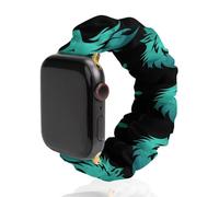 Howling Wolf Scrunchies Watch Band Compatible with IWacth Series Replacement Strap 42mm/44mm