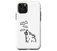 Howling Wolf's head with Bats in Heaven - Halloween Case for iPhone 11 Pro